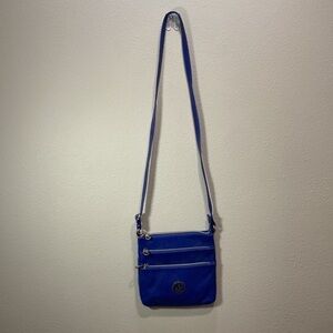 Relic blue zipper bag crossbody